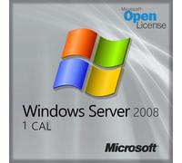 Microsoft Windows Server 2008, 1 User CAL