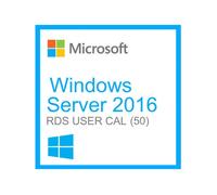 Windows Server 2016 Remote Desktop Services (RDS) 50 user connections CAL - Licence à télécharger