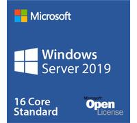 Microsoft Windows Server 2019 Standard 16 Core Licence ouverte 16 cœurs pour Windows Server 2019 Standard, conçue pour les infrastructures de serveurs