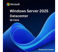 Microsoft Windows Server 2025 Datacenter 16 cœurs Plateforme serveur la plus puissante de Microsoft : virtualisation illimitée, sécurité renforcée et