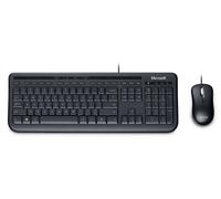 Microsoft Wired Desktop 600 clavier Souris incluse Universel USB Noir