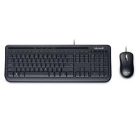 Microsoft Wired Desktop 600, DE clavier Souris incluse USB QWERTZ Noir