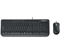 Microsoft - Wired Desktop 600 - Ensemble clavier et souris filaire, compatible Windows et macOS (Clavier AZERTY français) - Noir (APB-00007)