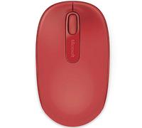 Microsoft - Wireless Mobile Mouse 1850 - Souris sans Fil avec nano récepteur USB pour PC, ordinateurs portables compatible Windows, Mac, Chrome OS - Flame Red (U7Z-00034)