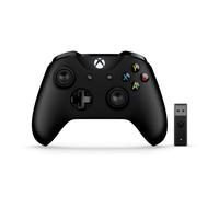 Microsoft Xbox Controller + Wireless Adapter Noir Manette de jeu PC, Xbox One