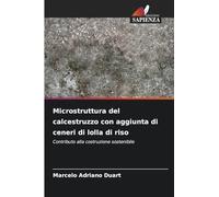 Microstruttura del calcestruzzo con aggiunta di ceneri di lolla di riso