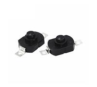 Microswitch 1000PCS Interrupteur à bouton-poussoir 1712KD 30V 1A Verrouillage de l'interrupteur de lampe de poche 17 * 12 * 9,5 mm Interrupteur de lampe de table Interrupteur de bouton de lampe de poc
