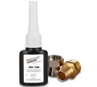 Microtec Fixdicht produit d’étanchéité TEC-100 | étanchéité de filetage et étanchéité de tuyaux | 10g | substitut de chanvre | produit d’étanchéité de filetage rapide et sûr | adhésif pour boulons