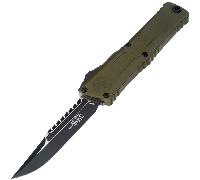 Microtech COMBAT TROODON GEN III INTERCEPTOR NOIR STANDARD OD GREEN SIGNATURE SERIES