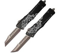Microtech Combat Troodon HH et WH Dead Mans Hand set Apocalyptic Bronze 219-13SETDMS