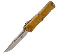 Microtech Combat Troodon® Interceptor® Gen III Signature Series Tan Stonewash 1217-10TAS