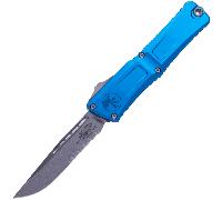 Microtech Combat Troodon® S/E Gen III Bleu Stonewash Partiellement Dentelé 1143-11BL