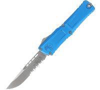 Microtech Combat Troodon® S/E Gen III Blue Apocalyptic® Partial Serrated 1143-11APBL