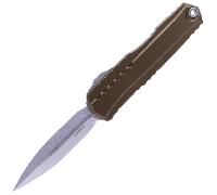 Microtech CYPHER II D/E STONEWASH STANDARD OD GREEN 1242-10OD