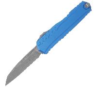 Microtech CYPHER II S/E APOCALYPTIC PART SERRATE BLEU 1241-11APBL