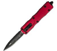 Microtech DIRAC D/E NOIR STD ROUGE 225-1RD