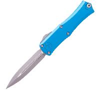 Microtech Hera® II Mini D/E Bleu Apocalyptic® Standard 1702M-10APBL