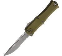 Microtech HERA II MINI S/E APOCALYPTIC PART SERRATE OD GREEN 1703M-11APOD