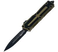 Microtech SCARAB II GEN III D/E NOIR STANDARD OD GREEN 1280-1OD
