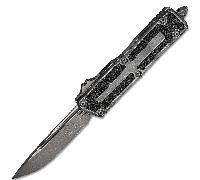Microtech SCARAB II GEN III S/E APOCALYPTIC STANDARD WEATHERED METAL 1278-10APWM