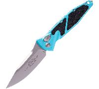 Microtech Socom Elite® Auto S/E Turquoise Stonewash Standard 160A-10TQ