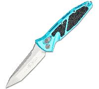 Microtech SOCOM ELITE AUTO T/E STONEWASH STANDARD TURQUOISE 161A-10TQ