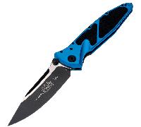 Microtech SOCOM ELITE S/E-M NOIR STANDARD BLEU 160-1BL
