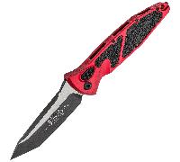 Microtech SOCOM ELITE T/E-AUTO BLACK STANDARD RED 161A-1RD