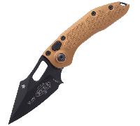 Microtech STITCH S/E NOIR STANDARD TAN 169-1TA