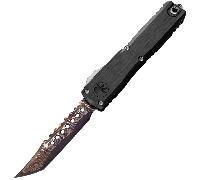 Microtech Ultratech® Gen III - Hellhound® Marfione Select Blued Baker Forge Copp 1119-16MS3