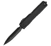 Microtech ULTRATECH ZBP D/E SHADOW DLC FULL SERRATED DLC HARDWARE 1122-3DLCTSH