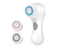 Microtree Brosse de nettoyage électrique pour le visage, système vibrant à ultrasons, 2 vitesses pour un nettoyage en douceur, rechargeable, exfoliant, étanche, sonique pour le nettoyage