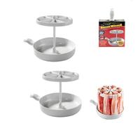 Microwave Barbecue grill pliable, multi-usages pour cuisinière Microwave Cooking, New Microwave Bacon Crispy Maker