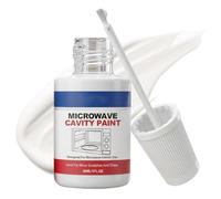 Microwave Coating - 30ml Heat Resistant Appliance Paint | Microwave Oven Cavity Repair Paint Interior Scratch Chip Fix - Food Safe Grade Coating with Brush for Kitchen Appliance Restoration