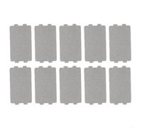 Microwave Mica Plate 0.04mm Thick Heat Resistant Insulator | 10-piece value pack, 11.6x6.5cm size, fits most standard microwaves, easy to cut, essential repair part