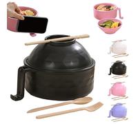 Microwave Noodle Bowl,noodle Bowl with Lid,instant Noodle Bowl,noodle Bowl with Chopsticks, Multifunctional Ramen Bowl Set with Fork Spoon Chopsticks,Ramen Bowl with Handle, for Soup Pasta Salad