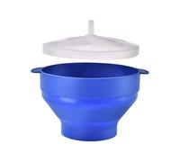 Microwave Popcorn - Foldable Silicone Heating Bowl Design, Rapid Corn Container, Covered Snack Preparation Cup System | Accessory For Kitchen Restaurant Snack Preparation Use