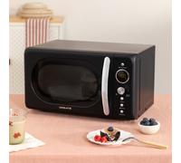 MICROWAVE RETRO - Micro-ondes 20L Gril Numérique 900W Noir