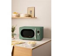 MICROWAVE RETRO - Micro-ondes 20L gril numérique 900W Vert sauge