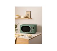 MICROWAVE RETRO - Micro-ondes 20L gril numérique 900W Vert sauge