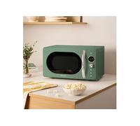 CREATE Micro-ondes MICROWAVE RETRO 20 L Gril numérique 900 W Sauge