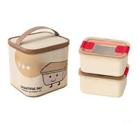 Microwave Safe Lunch Box 304 Stainless Steel Leak-Proof(A)