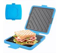 Microwave Toastie Maker, Non-stick Silicone M ???o Toast Maker, Heat-Resistant Portable Cooker, Grill, Cheese, Sandwich Toaster Press - For Quesadilla Snacks Kitchen Food Preparation