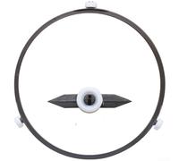 Microwave Turntable Support Triangle Brown Plastic 17.8cm(D)