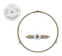 Microwave Turntable Support Triangle Brown Plastic 17.8cm(E)