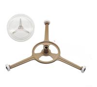 Microwave Turntable Support Triangle Brown Plastic 17.8cm(F)