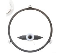 Microwave Turntable Support Triangle Brown Plastic 17.8cm(G)