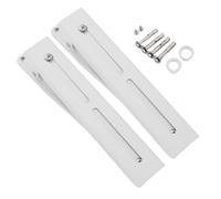 Microwave Wall Mount, Stainless Steel Brackets, Foldable Adjustable Rack, Heavy Duty Oven Holder, Stretch Support Arms for Home, Kitchen, Apartment, Pantry, Small Space, Storage, 28.4/5.5/10.4 Inches