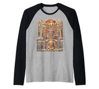 Mictlantecuhtli Dieu aztèque de la Mort Mictlan Chicano Cultura Art Manche Raglan