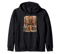 Mictlantecuhtli Dieu aztèque de la Mort Mictlan Chicano Cultura Art Sweat à Capuche